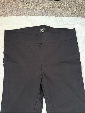 LOFT Black Ponte Pull-On Pants